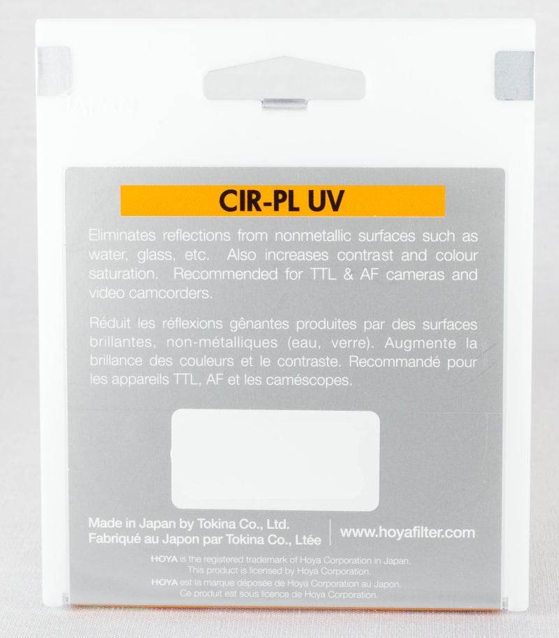 Hoya Circular Polarizer Filter (HRT CIR-PL UV) â€“ 82mm Polarizing Filter with UV Absorbing Glass, High-Rate Transparency Film for Camera Lens â€“ Multi-Coated Aluminum Frame & Water Resistant - Image 2